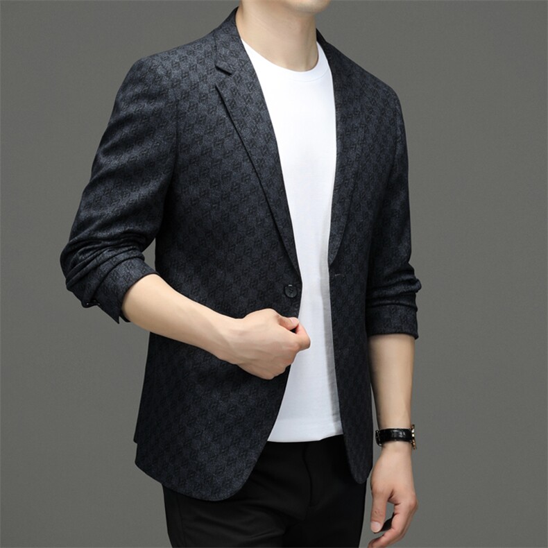 M3390-1钱塘2020-2秋季时尚潮流休闲百搭男士修身西装外套P142,男装西服,钱塘207-2