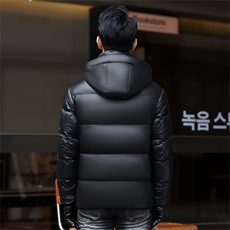 ZMS-M8815新款冬季男士鸭绒羽绒服可脱卸帽保暖外套修身大衣，男装羽绒服，电商B360