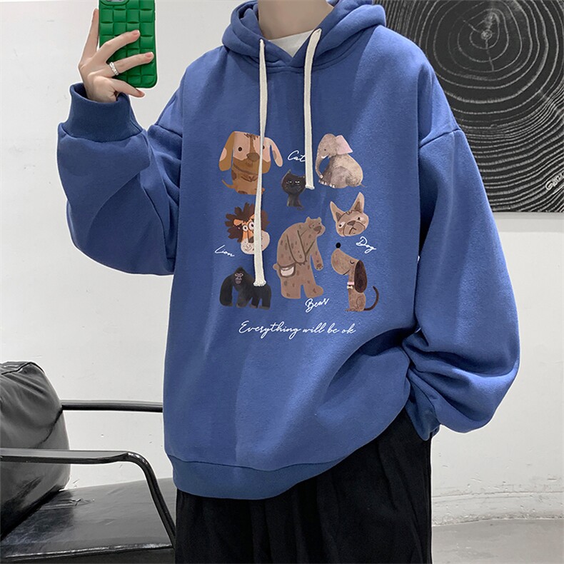 连帽卫衣男大码胖子帽衫大号运动服WY2444-P35,男装卫衣,电商A040