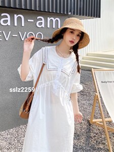 中长款连衣裙欧美时尚韩版小清新.图片