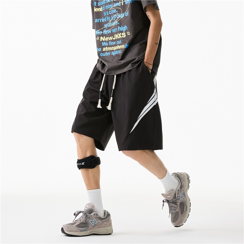 抖音品质夏季新款宽松休闲冰丝短裤B315-K25781-特p25控48,男装牛仔裤,电商B315
