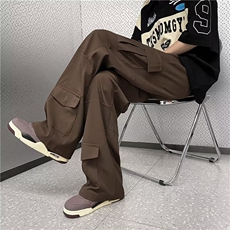 欧美风高级感美式工装裤街头滑板男ins潮休闲高街长裤情侣裤子，男装休闲裤，四季星座218-1