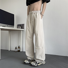 模特-休闲裤男潮牌美式设计感宽松阔腿裤9003-P38，男装休闲裤，电商B380（原B361）
