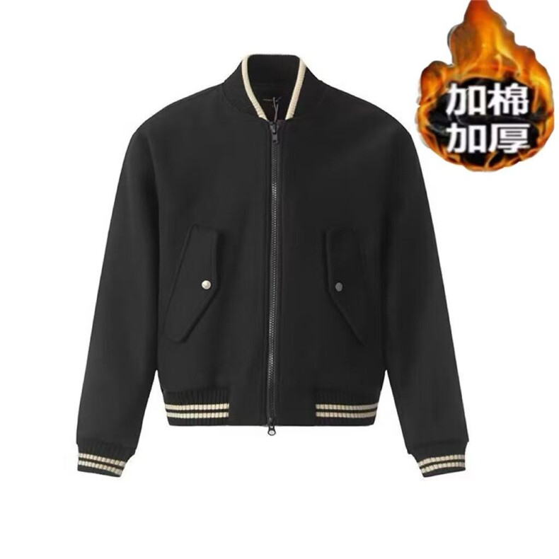 男潮流2025秋冬季新款棒球服男女加绒加厚定制潮流夹克HH121 P78图片
