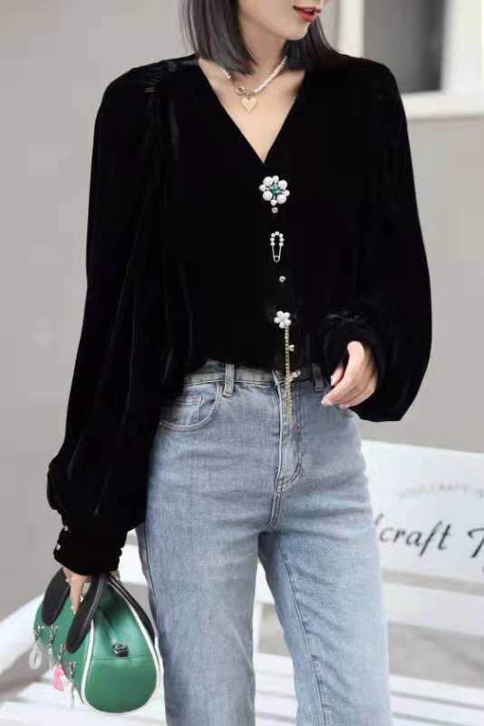 春季新款上新啦！丝绒面料质感非常好。火爆接单中…，其它，欧以美