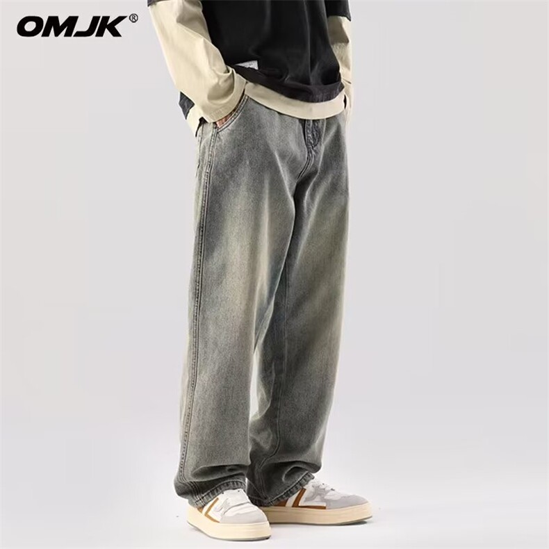 1506-1/KX2901/P36个性字母牛仔裤嘻哈ins潮高街潮流痞帅长裤男款,男装牛仔裤,星座1506-1