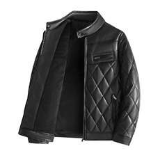 68708-P115pu皮棉衣男士冬季加厚棉服韩版机车皮夹克外套冬装，男装夹克，电商D310B-1