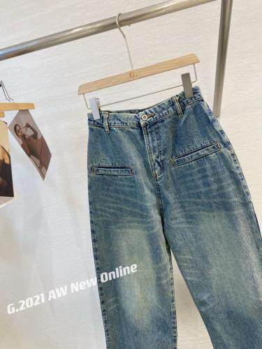 秋季新款设计款牛仔阔腿裤，其它，G