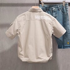 短袖衬衫春款男港风潮流C0512，男装衬衫，星座1116-2