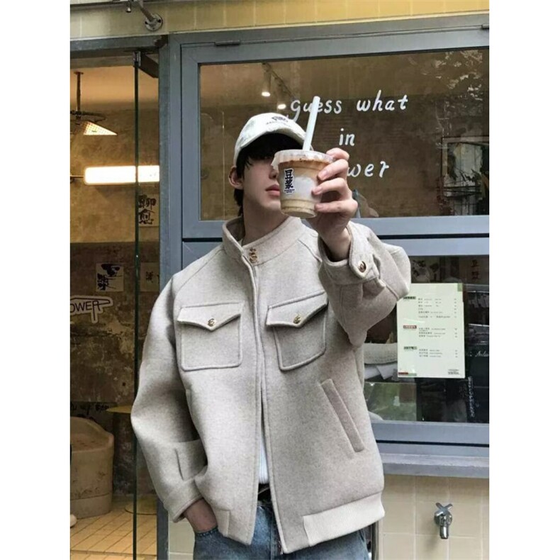 26春boxy外套双层工装立领夹克W1995/特P85，男装夹克，电商B350