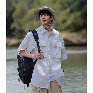 户外机能风套装 短衬衫-2303Y-P75 短裤-2303K-P75  1套2303-P150图片