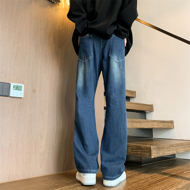 美式ins高街牛仔裤男生vibe复古百搭休闲长裤N06139-P43,男装牛仔裤,星座308B-1