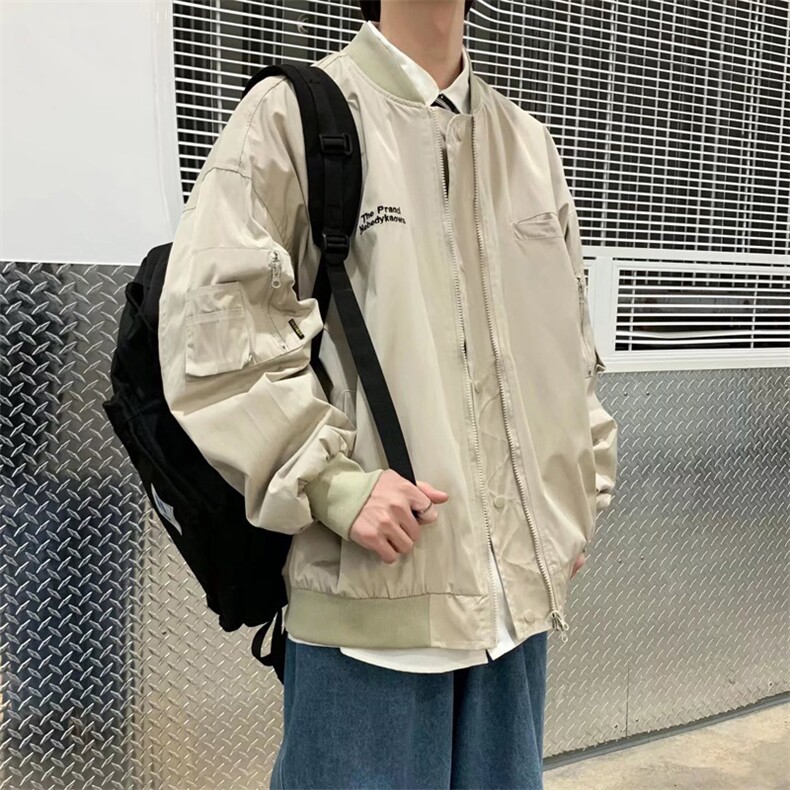 潮流夹克潮男春季棒球领夹克JW1127P60,男装夹克,星座1116-2