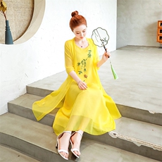 套装/套裙2022年夏季圆领时尚休闲印花气质短袖简约百搭，女装套装/套裙，韩宇舍