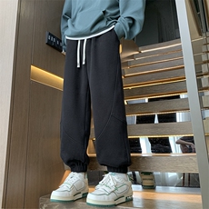 秋冬拼接束脚卫裤大码M~5XLXZ604-KP96-P50控68，男装休闲裤，星座604