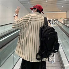 短袖衬衫春款男港风潮流弹力CS13P31，男装衬衫，星座1116-2