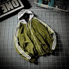 A003-927-P50秋冬季新品拼接连帽夹克男外套韩版日系铁框，男装夹克，电商A003