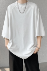 8XL-M特大码日系复古山西速干镂空拼接短袖T恤上衣男DX319P50，男装T恤，电商D206-1