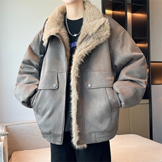主推冬季新款宽松/座山雕加厚外套潮加厚棉衣XZ102B-1M801-P135，男装棉衣，星座102B-1