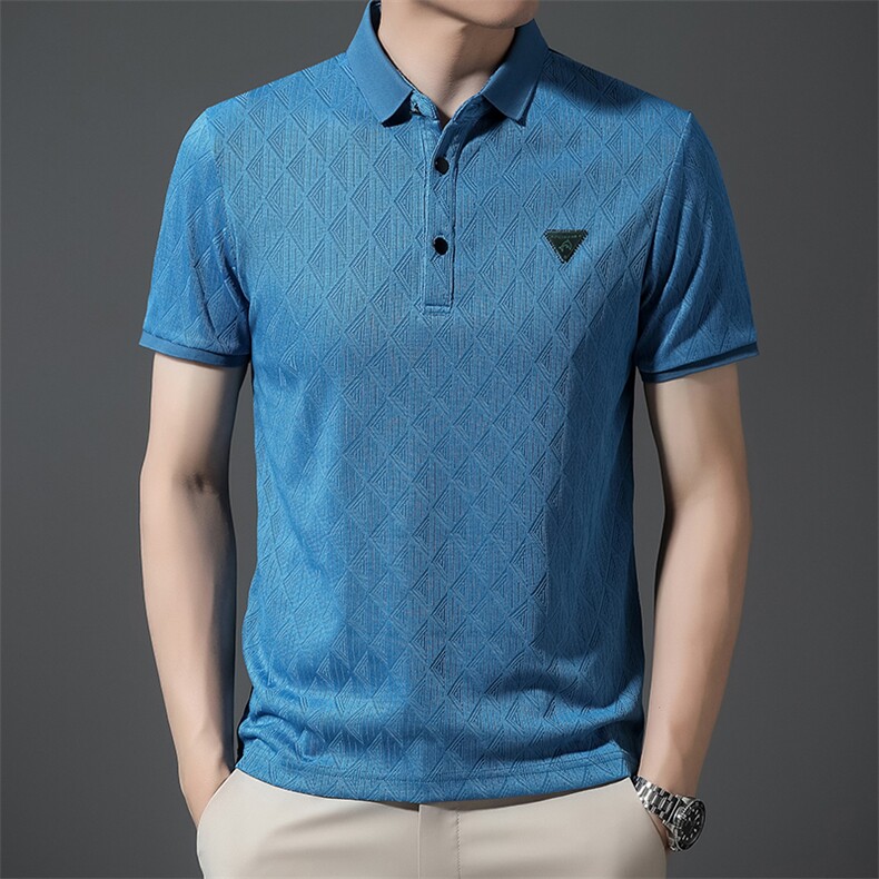 短袖POLO男装商务翻领夏季中青年时尚休闲百搭打底衫ZL617-P55,男装Polo衫,星座1105-3