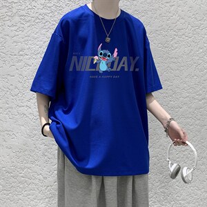 HT73173-P22 华夫格t恤男短袖男大码五分袖 大皂风图片