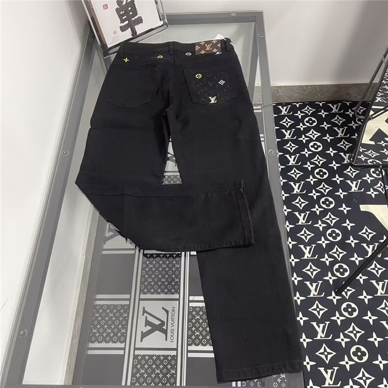 1506-1/KE121/P48高端黑色牛仔裤春秋新款弹力修身小脚裤男时尚裤,男装牛仔裤,星座1506-1