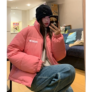 中性风冬季情侣美式时尚百搭立领加厚棉服MY65003特批75控118图片