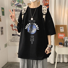 DX17160-P20纯短袖t恤男大码半袖打底衫宽松体恤衫港风，男装T恤，电商A040
