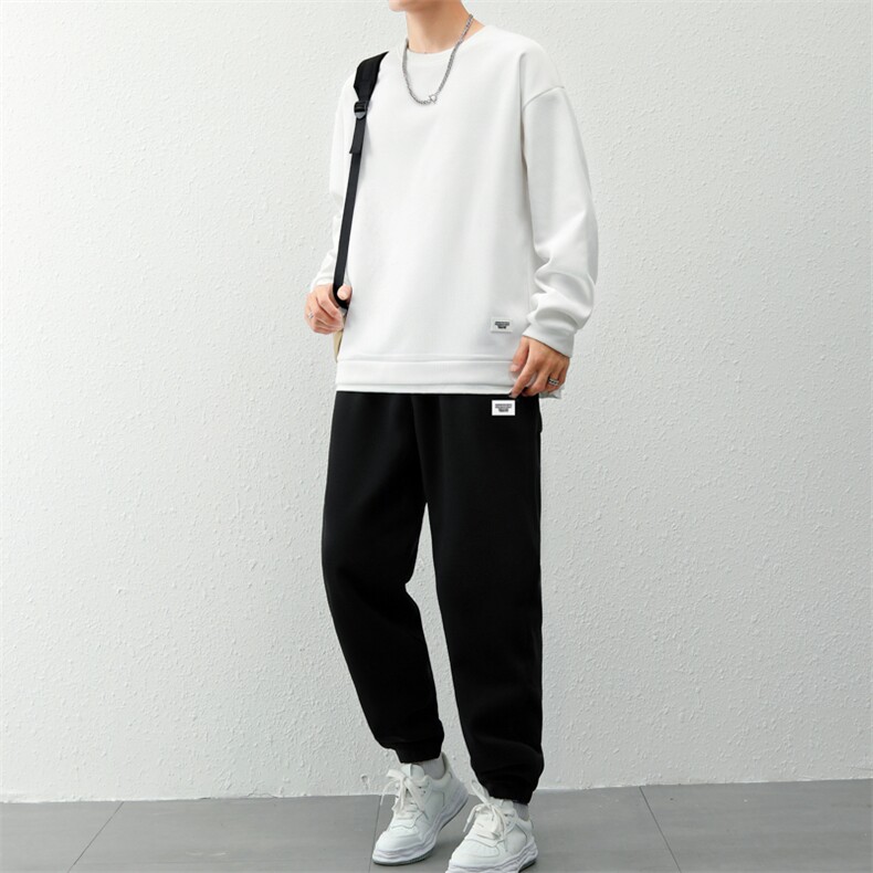新款休闲华夫格套装,男装休闲套装,星座1106-2（原1111B）