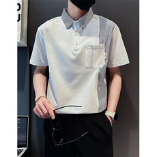 翻领短袖polo衫男休闲百搭青年t恤2025夏季男士带领半袖TP04，男装Polo衫，星座1116A（原606A-3）