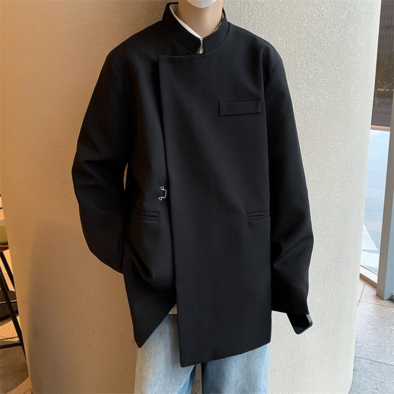 Wt34-P60美式痞帅垫肩中山服夹克,男装夹克,星座1501-1
