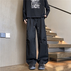 直播得物数据款秋冬休闲裤子男伐木裤子宽松机能工装裤K10132-P45，男装休闲裤，电商A099