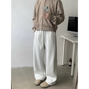 美式弯刀卫裤男春秋潮牌宽松情侣休闲裤百搭运动长裤子K0165-P37图片
