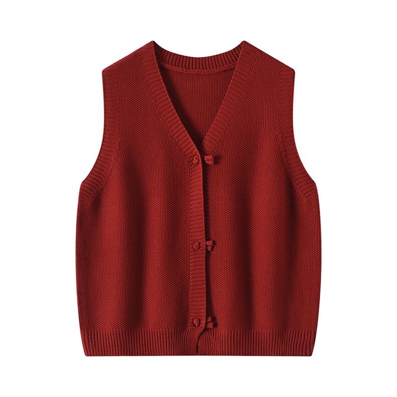 简约法式时尚百搭纯色马甲开衫，女装马甲，温伦斯特羊绒