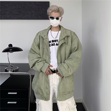 麂皮绒外套男春秋季2023新款设计感小众上衣JK8530P65，男装夹克，星座1116-2