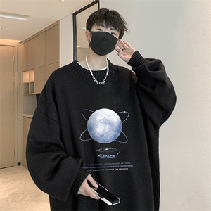 半高领毛衣男士大码针织衫男毛线衣男 M18241-P45 加绒款-P65图片