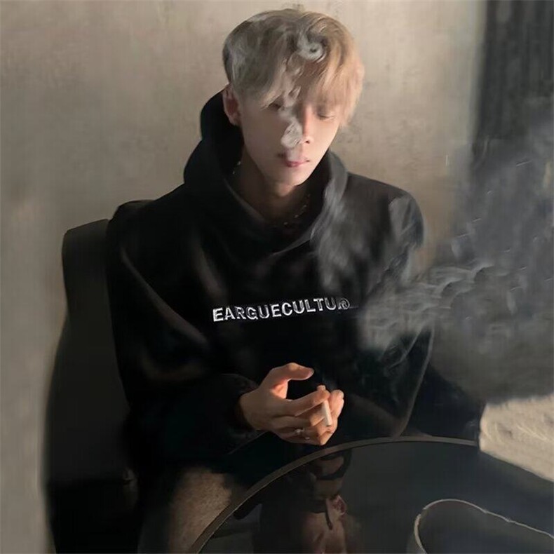 DK707-P55高质量秋季新款连帽华棉卫衣常规款-网图现货,男装卫衣,星座603-2