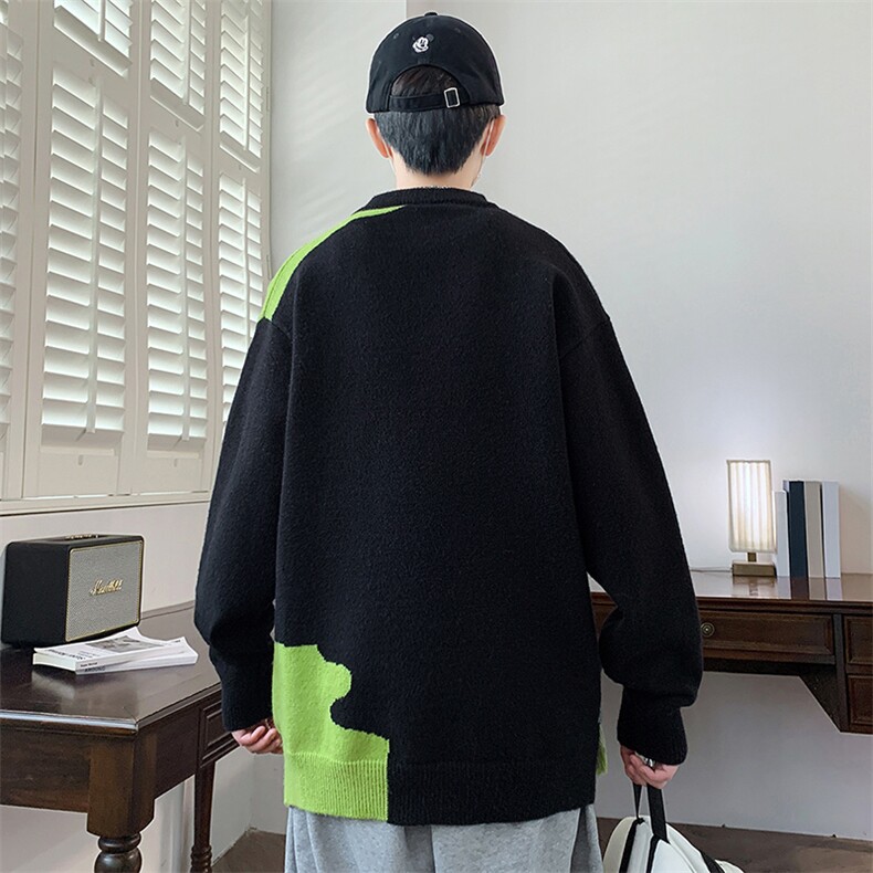 【新品】2025秋冬男士时尚休闲百搭针织毛衣潮流-M031-P50,男装针织衫/毛衣,星座1105-1