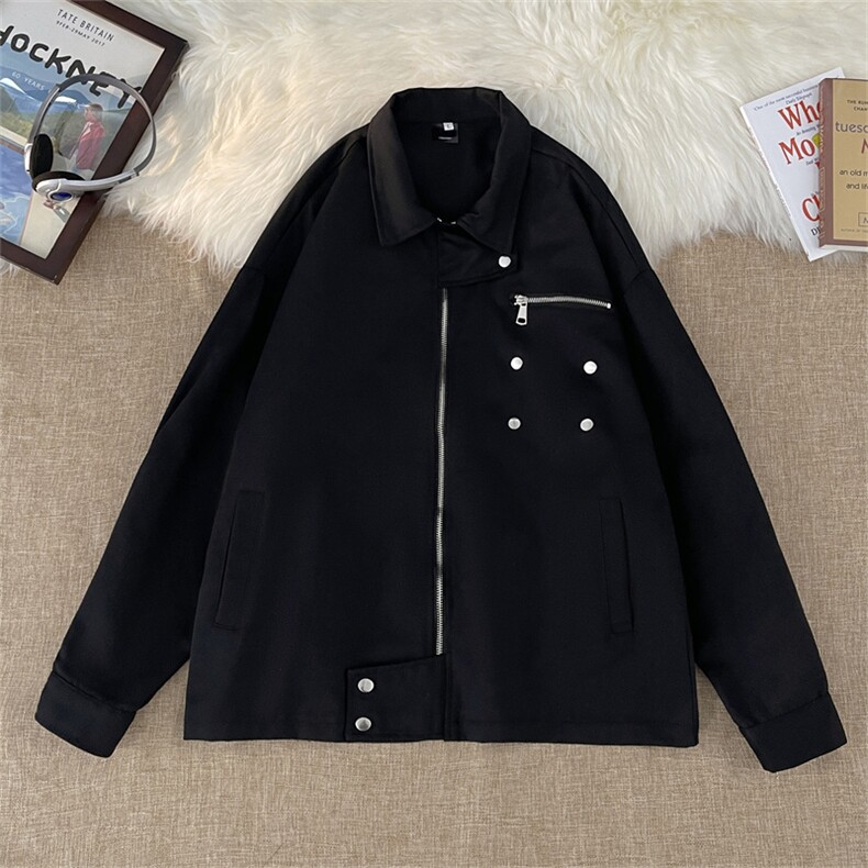 美式飞行员外套男女款春季vibe棒球服宽松休闲工装夹克JK6605-P60,男装夹克,星座308B-1