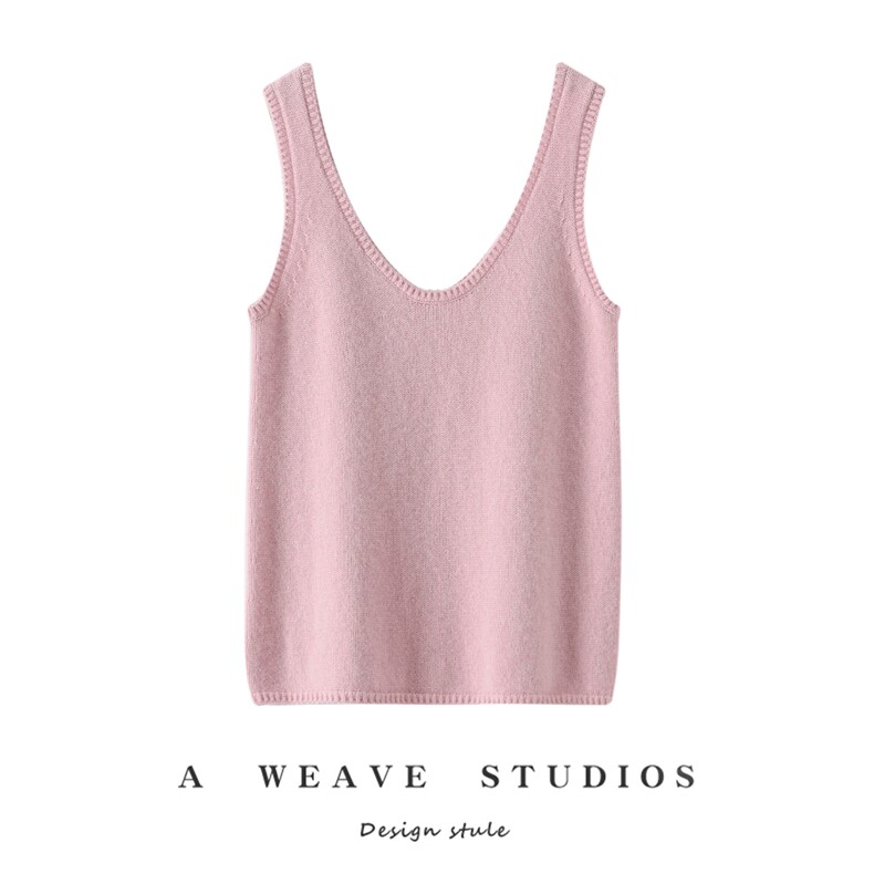 2025年秋季新款百搭三股背心，女装背心吊带，戎魅羊绒