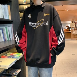 卫衣男潮牌秋春秋季2023新款时尚潮牌刺绣男士长袖上衣WY083-P45图片