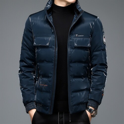 冬季中老年羽绒服男中长款爸爸装白鸭绒羽绒服外套ALXB2015-P260，男装羽绒服，电商B212（原钱塘6029）