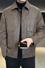 新标90绒羽绒服男冬季2025新款皮夹克7天后出货A313-8878-P245，男装夹克，电商A313
