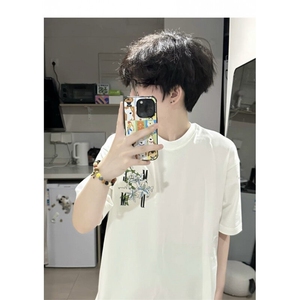现货 纯棉万针刺绣短袖ZX0295-P35图片