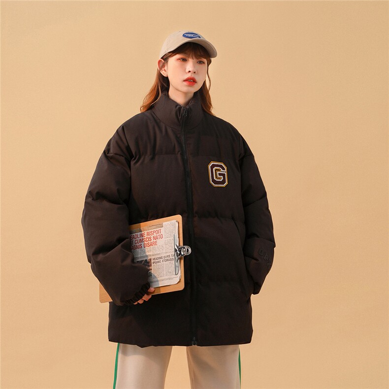 2025冬季新款毛巾绣英文字母G中性棉衣棉服外套M2053/P60控88,男装棉衣,电商A148-1