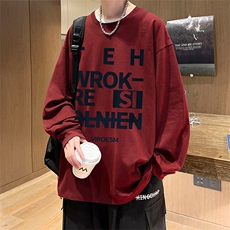 抖音得物供货量大从优可提供视频美式长袖T恤CT581特P28，男装T恤，电商A486