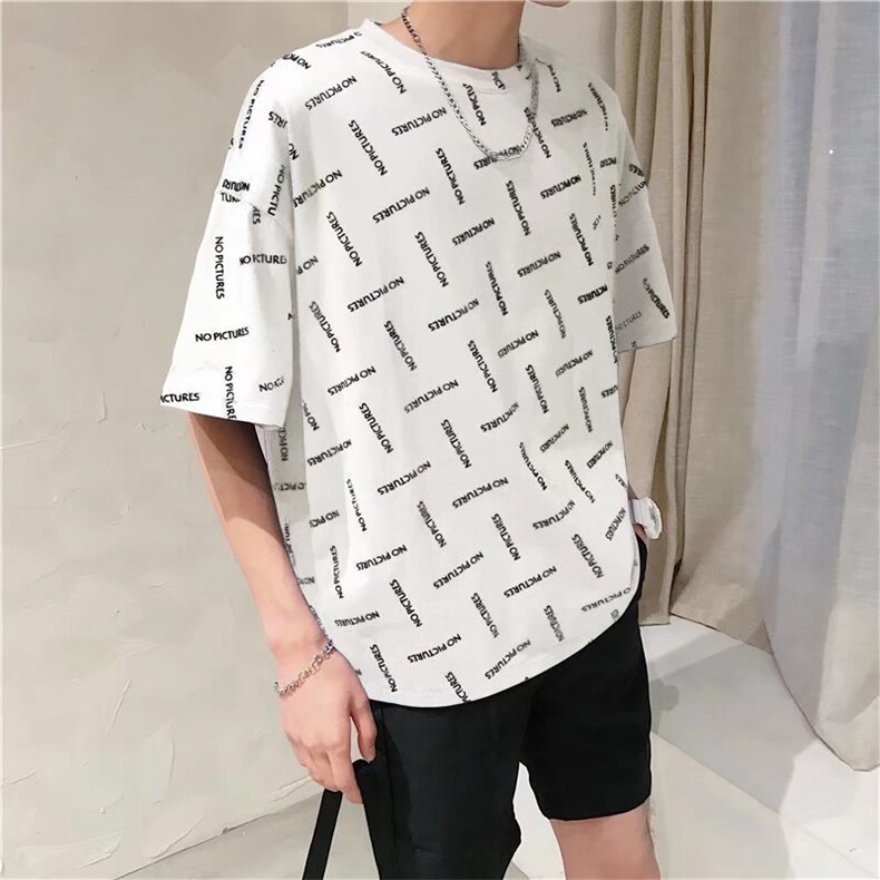 男圆领T恤宽松短袖F22P28,男装T恤,星座1116-2
