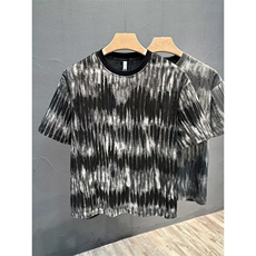 设计感~男装夏季短袖T恤潮牌渐变宽松五分袖衣服情侣装体恤上衣，男装T恤，星座1013