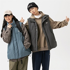2026冬季新款男日系潮牌立领白鸭绒羽绒服马甲加厚外套YR08-F173，男装羽绒服，电商A101（原外27）