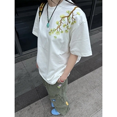 【有货】DXT988LL-特P35cleanfit重磅刺绣短袖小领口t恤男，男装T恤，星座1007（原301D）